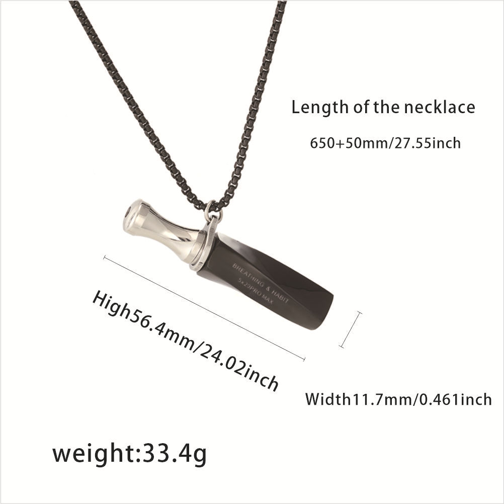 Stainless Steel Inhaler Neckla - Vaping Air review and price