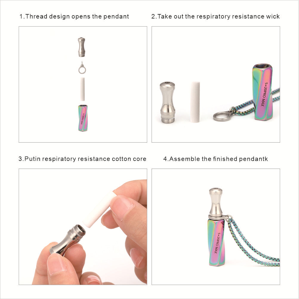 Stainless Steel Inhaler Neckla - Vaping Air review and price