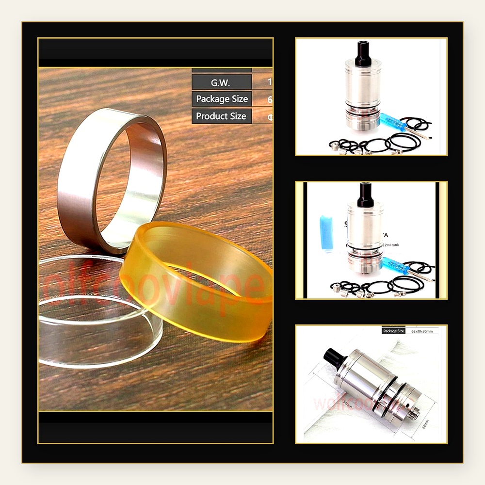 Wolfcoolvape Lindy RTA 5ml Tan - Vaping Air review and price