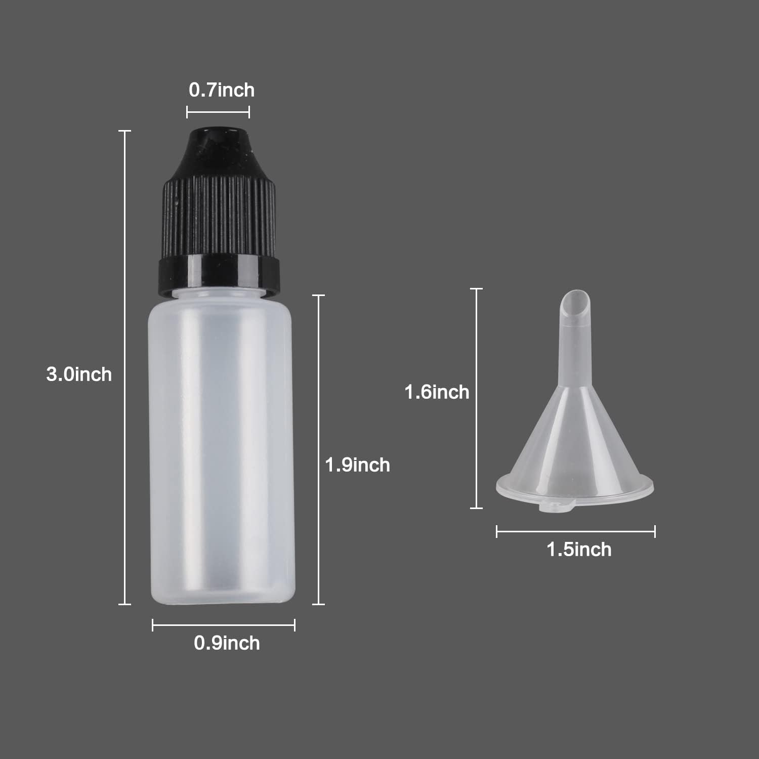 10Pcs  LDPE 15ml Thin Tip Drop - Juice Bottle Dropper review and price