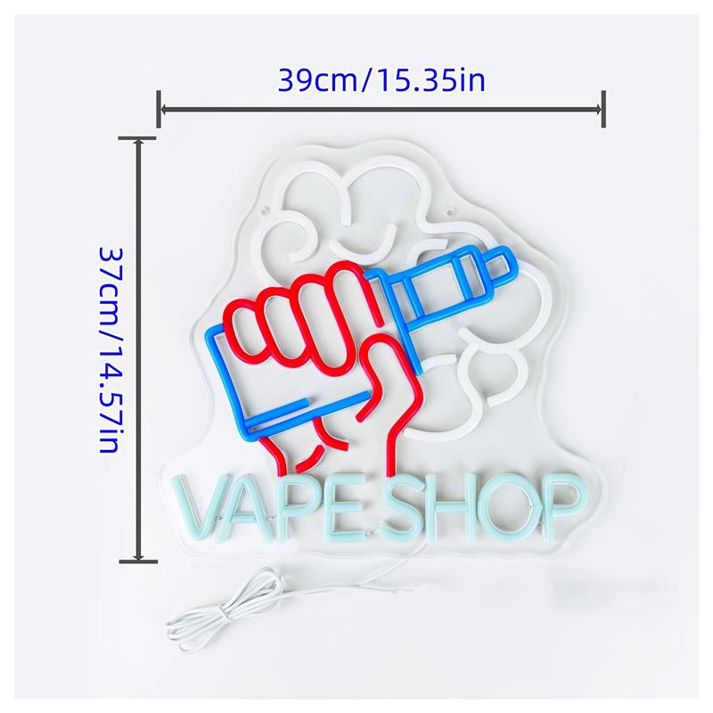 Vape Shop Neon Sign Hand Holdi - Vaping Store review and price